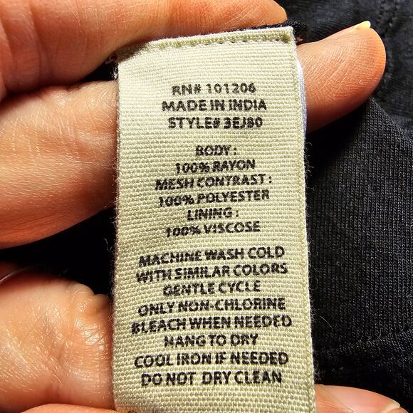 Soft Surroundings PL Boho Patchwork Maxi Skirt Rayon India Gypsy Cottagecore Fal - Picture 8 of 11